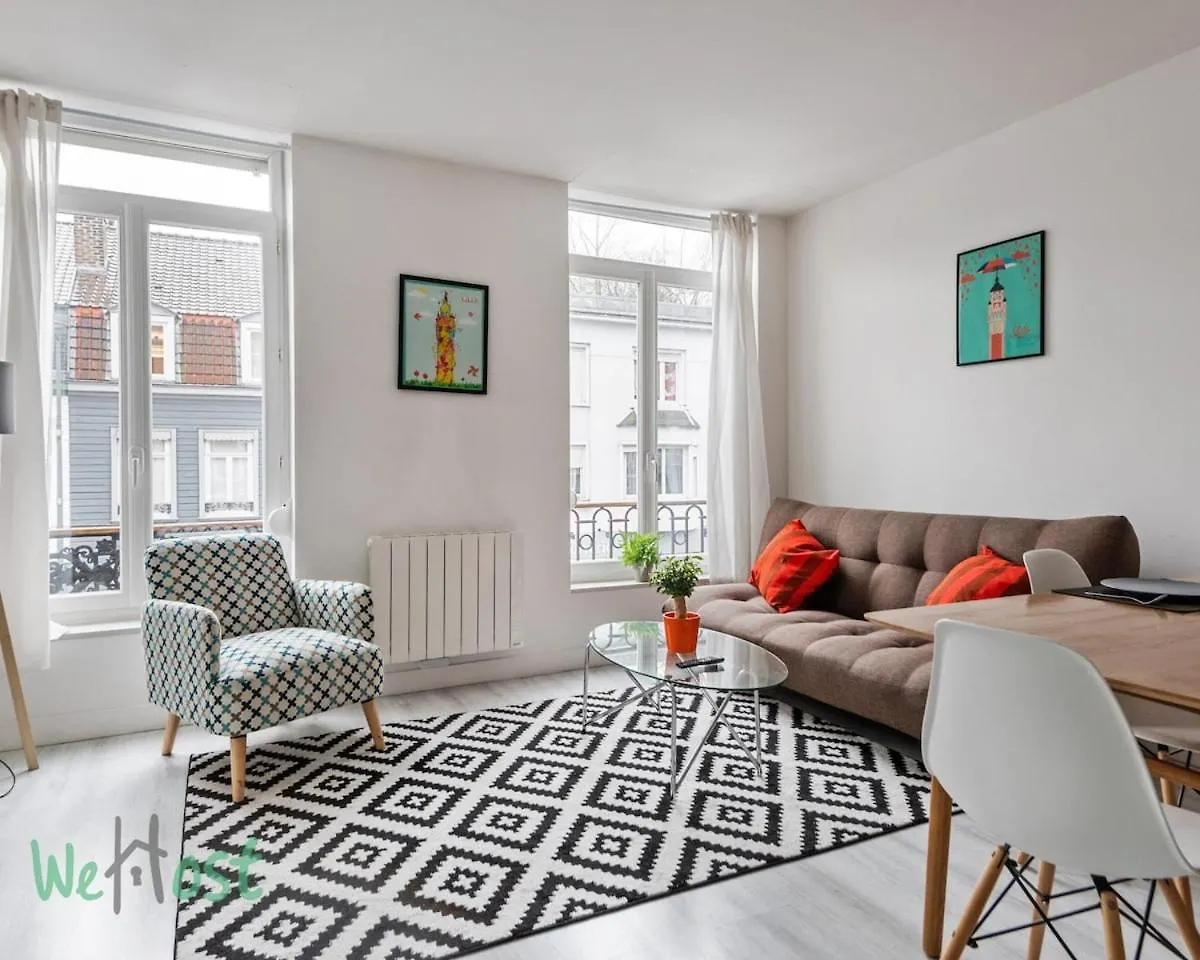 Apartment Poppy-Ideally located, Next station,Gd Palais&City Lille